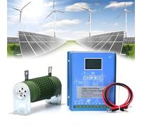 Contrôleur de Charge Hybride éolien-Solaire 16000W, avec écran LCD et Charge de décharge, contrôleur de Charge MPPT pour système Hybride éolien-Solaire, pour Maison, Bateau et lampadaire 12V