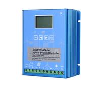 Contrôleur de charge hybride solaire éolien, contrôleur de charge MPPT à identification automatique 12 V 24 V, 800 W éolien 600 W PV solaire avec écran LCD pour panneau solaire éolienne système