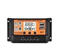 Contrôleur de charge solaire 10-100A MPPT/PWM contrôleur de Charge solaire LCD double sortie USB panneau solaire régulateur PV double USB 5V LCD affichage 12V24V alimentation(90A)