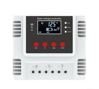 Contrôleur de charge solaire 30 A 40 A 50 A 60 A avec application WiFi et écran LCD avec paramètres de charge réglables et fonctions de protection intégrées (50 A)