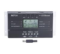 Contrôleur de Charge solaire 30A 12/24V, écran LCD rétro-éclairé, Protection des circuits, Port USB, régulateur de batterie MPPT PWM