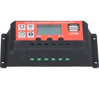 contrôleur de charge solaire 40A 12V 24V PWM Régulateur de batterie 6 étages avec écran LCD Système de module photovoltaïque