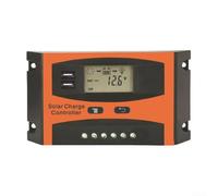 Contrôleur de charge solaire avancé 12 V/24 V avec double USB et protection intégrée pour une utilisation sûre de l'énergie solaire (20 A)