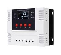 Contrôleur De Charge Solaire Intelligent 30A 40A 50A 60A, Contrôle Via Application WiFi Intelligent, Adapté Au Plomb/Gel/Lithium 12V 24V 48V Largement Utilisé(40A)