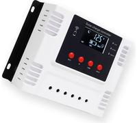 Contrôleur de charge solaire intelligent PWM Contrôle par application mobile Dispositif de surveillance des données en temps réel Affichage LED Contrôleurs 12V/24V pour batteries plomb-acide, lithium