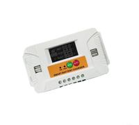 Contrôleur de charge solaire LCD 12 V/24 V avec écran couleur, double sortie USB, détection automatique du type de batterie pour plomb-acide/Li-ion, protection contre les surcharges pour la maison et