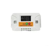 Contrôleur de charge solaire LCD 12 V/24 V avec écran couleur, double sortie USB, détection automatique du type de batterie pour plomb-acide/Li-ion, protection contre les surcharges pour la maison et