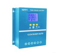 Contrôleur de charge solaire MPPT 100 A pour 12 V/24 V/36 V/48 V avec écran LCD et sept modes de fonctionnement offrant une protection contre les surintensités et la température
