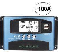 Contrôleur de charge solaire MPPT 100A Dual USB LCD Display 12V 24 V