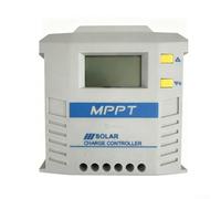 Contrôleur de charge solaire MPPT-480 W 20 A, 12 V/24 V avec double écran USB et écran LCD et double prise en charge de charge USB pour les applications solaires de réverbère (20 A (blanc)
