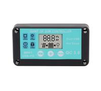 Contrôleur de Charge Solaire MPPT Affichage LCD Double Sortie USB Régulateur de Panneau Solaire de Charge Rapide 12V/24V pour L'industrie Domestique (50A)