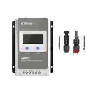 Contrôleur de charge solaire MPPT, options d'ampli multiples, écran LCD, seulement 1206AN