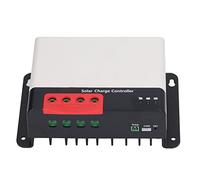 Contrôleur de charge solaire MPPT, paramètres réglables, multi-protection - suivi MPPT à haute efficacité, gestion avancée de la batterie, idéal pour le solaire RV et hors réseau (type 4)
