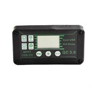 Contrôleur de charge solaire MPPT Technology avec affichage numérique intégré pour la surveillance de la tension de la batterie et de l'état de charge (100 A)