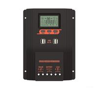 Contrôleur de charge solaire PWM 50 A 12-48 V écran LCD pour (100 A) | 50 A pour PWM Tech, interrupteur automatique 12-48 V, écran LCD, contrôle des boutons, sécurité contre les surtensions