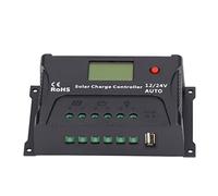 Contrôleur de Charge solaire PWM intelligent 20A 12V 24V, affichage LED automatique, USB, longue durée de vie de la batterie, contrôleur d'énergie efficace