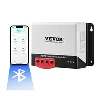 Contrôleur de Charge Solaire - VEVOR - Contrôleur Charge Solaire MPPT Régulateur Panneau Solaire Auto 50A 12V-24V