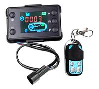 Contrôleur de chauffage diesel, accessoires de chauffage diesel LCD 12 V-24 V avec télécommande, portable pour voiture 2 kW, contrôle du