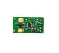 Contrôleur de circuit imprimé solaire 1,2 V avec 8 modes et double sortie LED blanc/chaud pour piles NiMH, compact 42,3 x 22