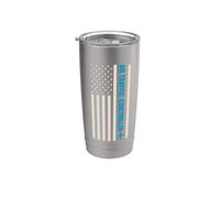 Contrôleur de circulation aérienne drapeau américain aviation Gobelet isotherme en acier inoxydable double paroi