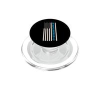 Contrôleur de Circulation aérienne Drapeau américain Aviation PopSockets PopGrip pour MagSafe