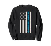 Contrôleur de Circulation aérienne Drapeau américain Aviation Sweatshirt