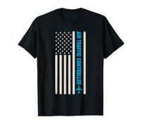 Contrôleur de Circulation aérienne Drapeau américain Aviation T-Shirt Graphique avec Valeur