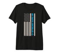 Contrôleur de Circulation aérienne Drapeau américain Aviation T-Shirt Haut de Gamme