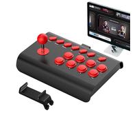 Contrôleur de combat d'arcade avec joystick universel - Fonction Turbo/Macro | pour jeux d'arcade pour PC, parfaits pour Street Fighter, teken, jeux rétro, combats et expériences