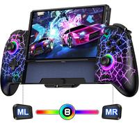 Contrôleur De Commutateur Sans Fil Pour Nintendo Switch/Oled, Rgb Handheld Controller Avec Programmation Turbo Et Vibration Réglable, Commutateur Monobloc Joypad De 1000 Mah
