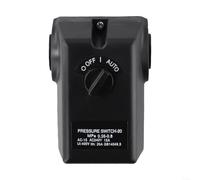 Contrôleur de compresseur d'air 15 A 220 V avec interrupteur de pression horizontal adapté pour les pompes métallurgiques, pétrolières et industrielles (A)