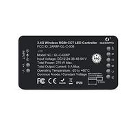 Contrôleur de contrôle de la lumière RVB-CCT RVB + CCT RGBWWW - Compatible Plus Mi-Light Mi-Boxer - Commutateur mural ou télécommande combinés avec commande ZigBee, ABS, Rgbcct Controller Plus 12volts