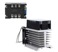 Contrôleur de démarrage progressif Carte de démarrage de Moteur 3 Phases TSR-80WA-R1 8KW régulateur de Moteur à Courant Alternatif pour Ventilateurs(Overall (Module + Radiator))