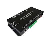 Contrôleur de e de bande lumineuse LED RGBIC SPI-TTL WS2811 WS2812B WS2815, console musicale T8K + DMX, port 8 canaux avec entrée