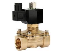 Contrôleur de fluide G1 "électrovanne électrique DN25 NC vanne électromagnétique en laiton (AC220V)