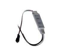 Contrôleur de flux for bande lumineuse LED WS2811 12 V 24 V, mini variateur de lumière à double touche, flux maximal de 1024 pixels(5 Pcs)