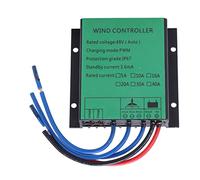 Contrôleur de générateur d'éolienne Charge PWM Efficace IP67 LED indique Le régulateur d'éolienne 48 V Combinaison en Alliage d'aluminium pour Le système de Charge (20A)