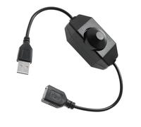 Contrôleur de gradateur LED - Régulateur de bande de 11,81", dispositif de réglage de la luminosité, interrupteur de variateur de avec port USB | Lumière à bouton tactile pour éclairage