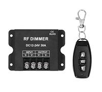 Contrôleur de Gradation LED Contrôleur de Gradateur de Couleur Unique 3 Touches RF Grande Puissance sans Fil Noir avec Télécommande Manuel pour Projecteurs à LED Mr16 Lumières Encastrées à LED Barres