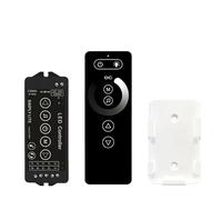 Contrôleur de Gradation sans Fil Monochrome DC5-24 V RGB RGBW 2,4 GHz, Batterie au Lithium Ultra-Fine, Bande Lumineuse LED(Single Color)