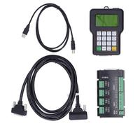 Contrôleur de gravure Gearwell, système DSP de machine CNC à 4 axes avec LCD 3IN, poignée de télécommande avec 16 boutons, unité de contrôle du routeur CNC