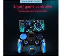 Contrôleur de jeu bluetooth gamepad joypad direct play pubg ios / android universal - noir