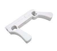 Contrôleur de Jeu de Tir, Poignée Confortable, Améliore L'expérience de Jeu pour les Fans de Jeux, ABS Blanc