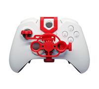 Contrôleur de jeu Mini volant de course de simulation pour Xboxone/X/S/Elite Accessoires de jeux de course (Rouge)