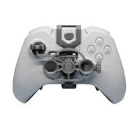 Contrôleur de jeu Mini volant de course de simulation pour Xboxone/X/S/Elite Accessoires de jeux de course (Argent)