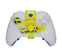 Contrôleur de jeu Mini volant de course de simulation pour Xboxone/X/S/Elite Accessoires de jeux de course (Jaune)