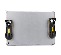 Contrôleur de Jeu Mobile, Manette de Jeu de tir continu pour Tablette PC Protection complète équipement de Jeu à Quatre Doigts Manettes de Jeu pour PUBG(Jaune)