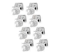 Contrôleur de Jeu Mobile PUBG, 8 pièces R11 Quatre Six Doigts Bouton Assistant contrôleur de déclenchement de tir Mobile pour PUBG, manettes de Jeu Mobiles pour Smartphone(Silver)