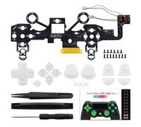 Contrôleur De Jeu Sans Fil À Monter Soi-Même, Panneau Lumineux Led, Pièce De Réparation, Accessoires De Jeu Pour Ps4