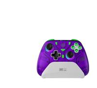 Contrôleur de Jeu sans Fil avec Hall Effect Joystick et Trigger Compatible avec Switch et PC Personnalisable(Purple)